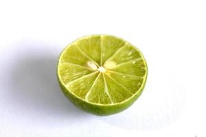 Lime isolated on white background photo