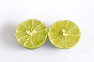 Lime isolated on white background photo