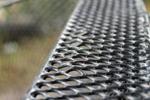 A shot of plastic grille photo