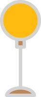 Standing lamp , illustration, on a white background. vector
