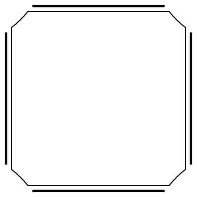 Vintage border of frame