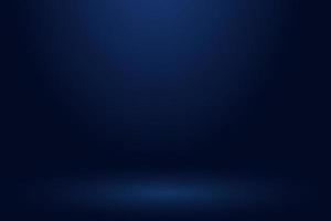 Abstract background. The studio space is empty. With a smooth and soft dark blue color vector