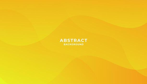 Minimal abstract background. Yellow elements with fluid gradient. Dynamic shapes composition. Eps10 vector. vector