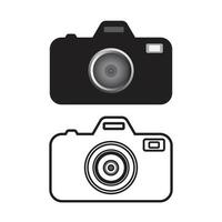 icono de cámara dslr, vector de icono de cámara, ilustración del logotipo de cámara