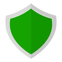 Shield icon on white background vector