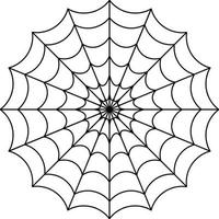 Spider web, net, trap vector