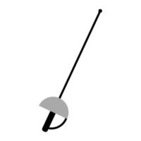 fencing sword icon vector