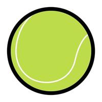 icono de pelota de tenis vector