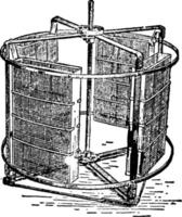 Cowan's Extractor, vintage illustration. vector