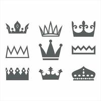 vector illustration of king crown icon