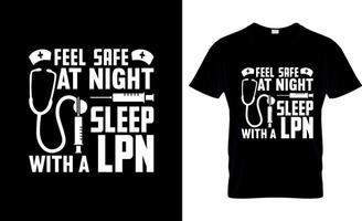 Licensed practical nurse t-shirt design, LPN t-shirt slogan and apparel design, LPN typography, LPN vector, LPN illustration vector