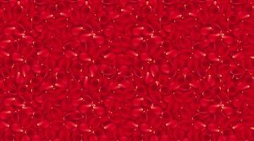 Red background of rose petals. Vector Wallpaper. Rose Petals Red Card. Vector Rose Petals.