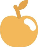 Kindergarten apple, illustration, vector on a white background.