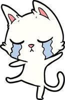 Vector cat character in cartoon style