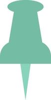 Office pin, illustration, on a white background. vector