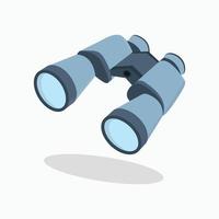 Binoculars vector illustration icon in cartoon style