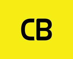 CB BC logo design vector template
