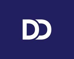 DD logo design vector template