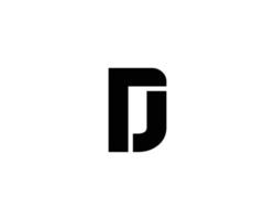 DJ JD logo design vector template