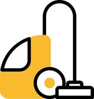 Vacuum cleaner, illustration, vector on a white background.