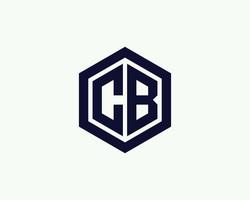 CB BC logo design vector template