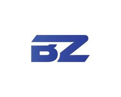 plantilla de vector de diseño de logotipo bz