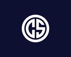 CS SC Logo design vector template