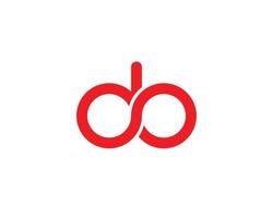 DO OD Logo design vector template