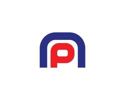 AP PA Logo design vector template