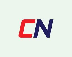 CN NC Logo design vector template