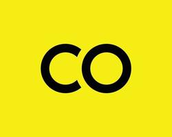 CO OC Logo design vector template