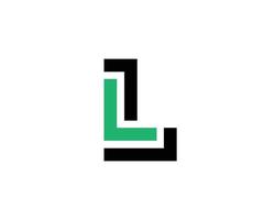 L LL Logo design vector template