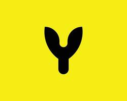 Y logo design vector template