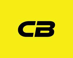 CB BC logo design vector template