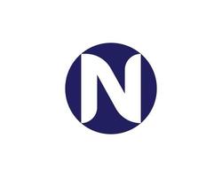 N logo design vector template