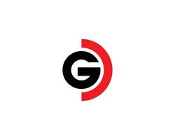 DG GD logo design vector template