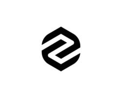 Z ZZ logo design vector template