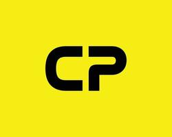 CP PC Logo design vector template