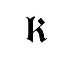 K logo design vector template