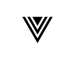 V VV Logo design vector template