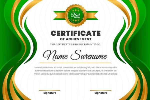 Certificate Frame Vector Art, Icons, and Graphics for Free Download