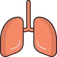 lungs vector illustration on a background.Premium quality symbols.vector icons for concept and graphic design.