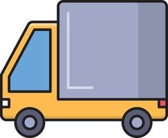 delivery truck vector illustration on a background.Premium quality symbols.vector icons for concept and graphic design.