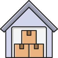 warehouse vector illustration on a background.Premium quality symbols.vector icons for concept and graphic design.
