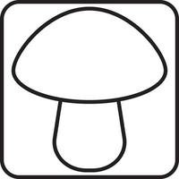 Fresh mushroom, illustration, vector on a white background.