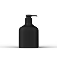 Shampoo Plastic Bottle 3D Rendering photo