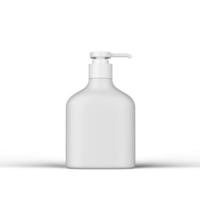 Shampoo Plastic Bottle 3D Rendering photo