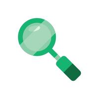 magnifying glass glassmorphism vector