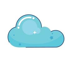 cloud sky floating vector