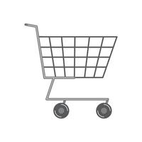 shopping cart market vector